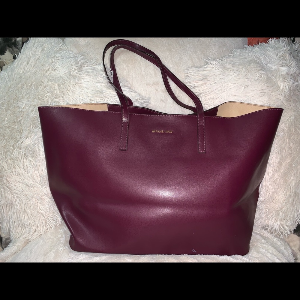 Michael Kors Plum Overnight Tote